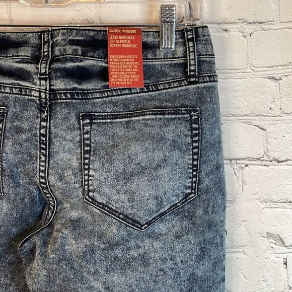 Mossimo Supply Co. Stone Washed Jeans size 7, new with tags, ankle denim legging - Picture 5 of 7